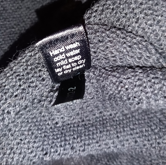 🆕Peruvian Connection Grey 100% Alpaca Sweater Dress Boho Pockets Size Small - Picture 6 of 8